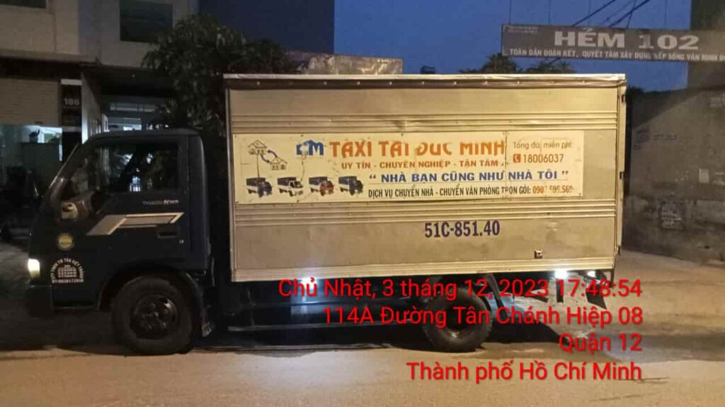dịch vụ chuyển nhà quận 12